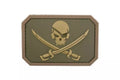 Pirate Skull PVC Patch - Multicam