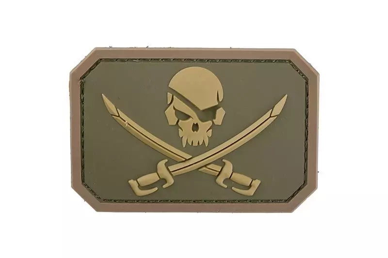 Pirate Skull PVC Patch - Multicam