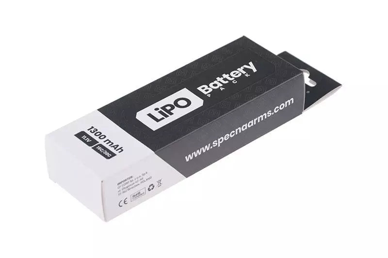 LiPo 11,1V 1300mAh 15/30C Battery - Butterfly Configuration