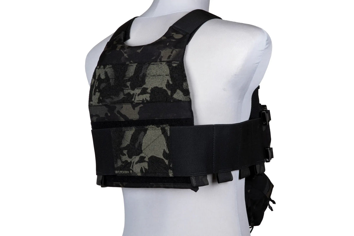 FCS-type tactical waistcoat with MK Chest Rig - Multicam Black