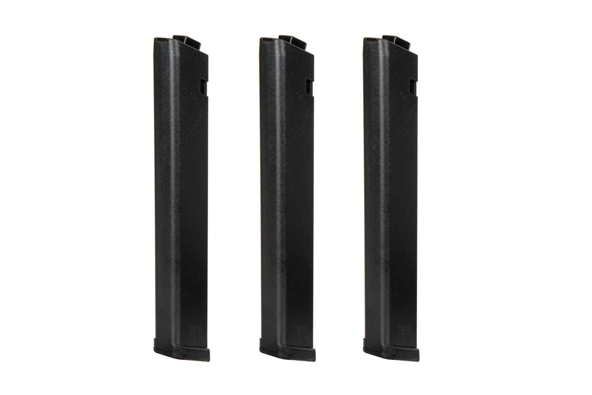 Set of 3 Mid-Cap 120 BB Magazines for KWA QRF Mod.2 Replicas