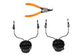 MSA Sordin headphone adapter for ARC OPS-CORE rails - Black