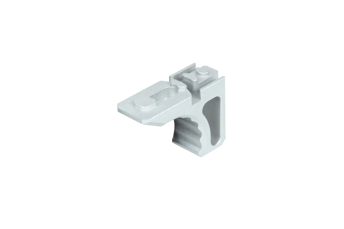 Reversable Hand Stop KeyMod / MLOK - Silver