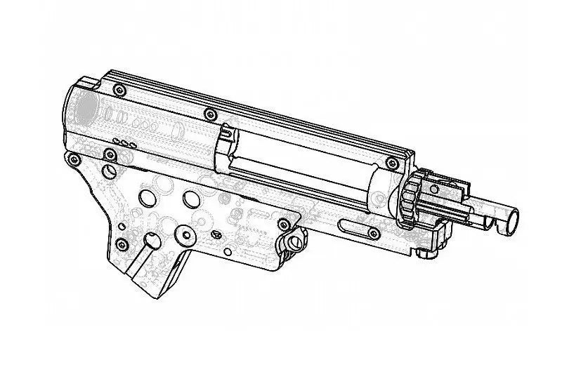 Reinforced Gearbox Skeleton CNC – V. 2 – QSC