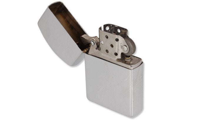 MFH - Windproof Lighter - Chrome Polished - 24073Q