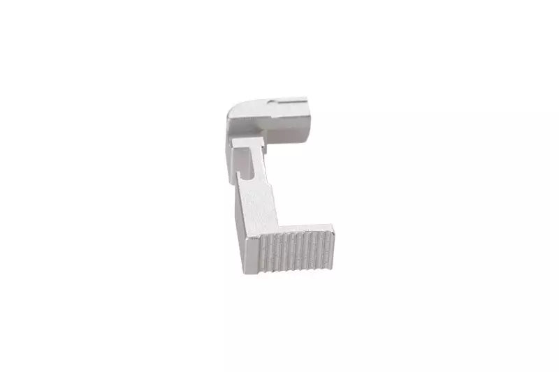 Aluminum CNC Magazine Release Button for WE G Gen4 Replicas - Silver