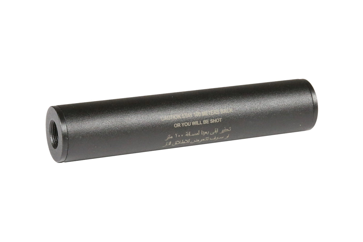 Stay 100 meters back" Covert Tactical PRO 30x150mm silencer"