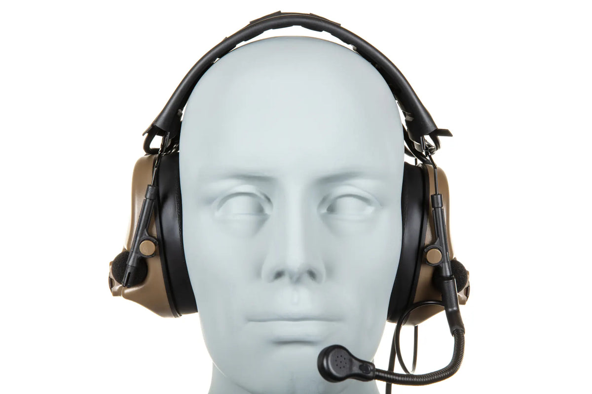 Wosport C5 HD-14-A Tan tactical headset