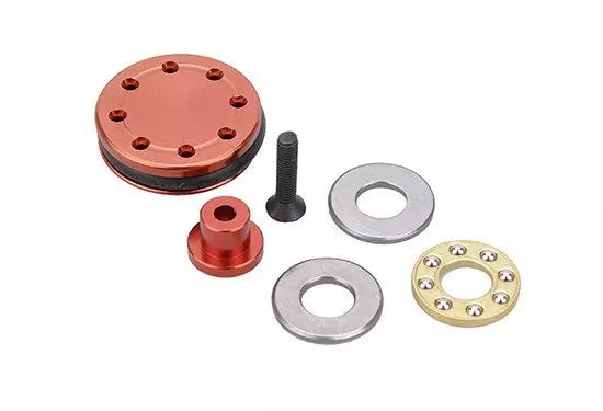Sealed ball bearing piston head