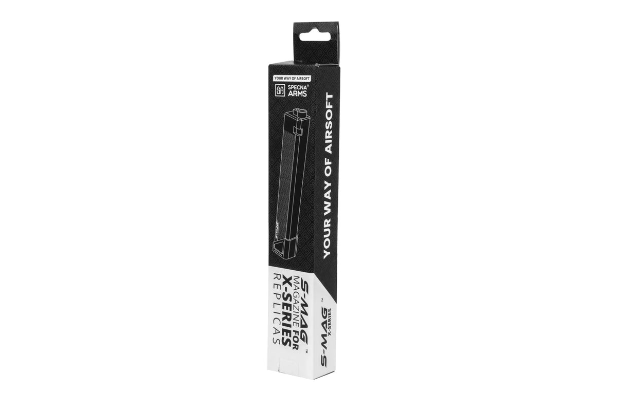 Specna Arms S-mag mid-cap 100-BB magazine for X-series Black