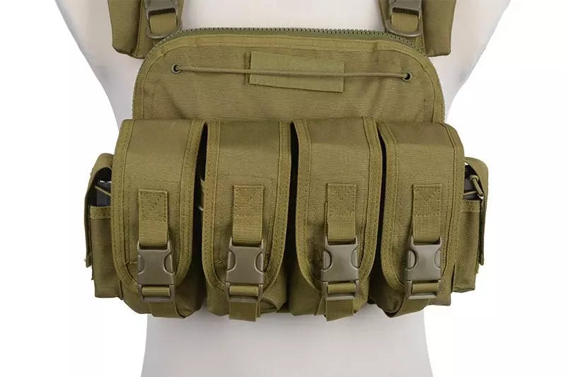 Commander Chest Rig Tactical Vest - Olive Drab