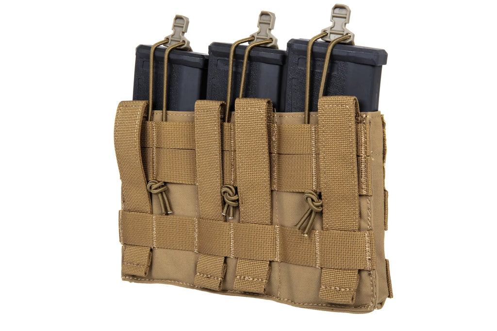 Triple universal magazine pouch Primal Gear Coyote Brown