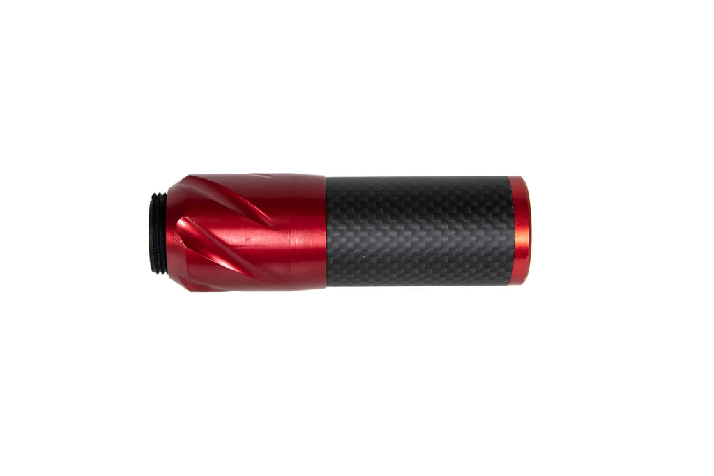Carbon Silencer DSL2 36x100mm - Red