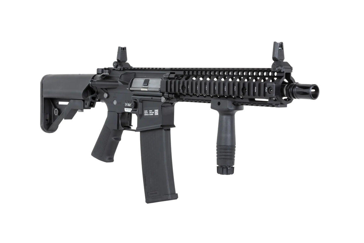 Specna Arms Daniel Defense® MK18 SA-P19 Prime™ BLDC™ Aster II ETU Single Fire Only airsoft Carbine Black