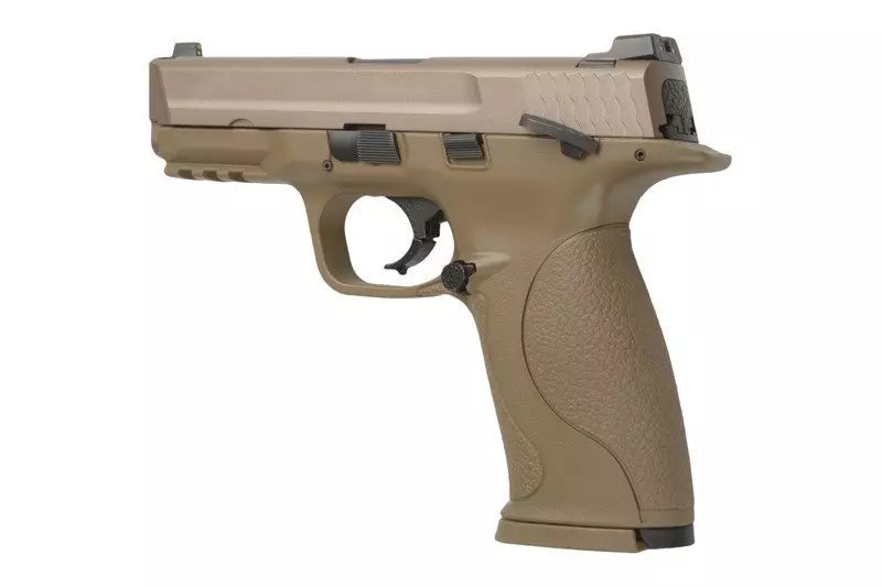 SW P9 V custom replica pistol - FDE