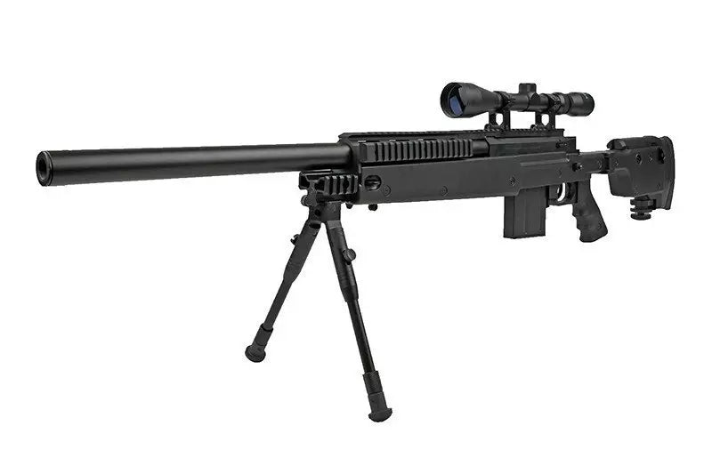 MB4406D sniper rifle replica with scope and bipod