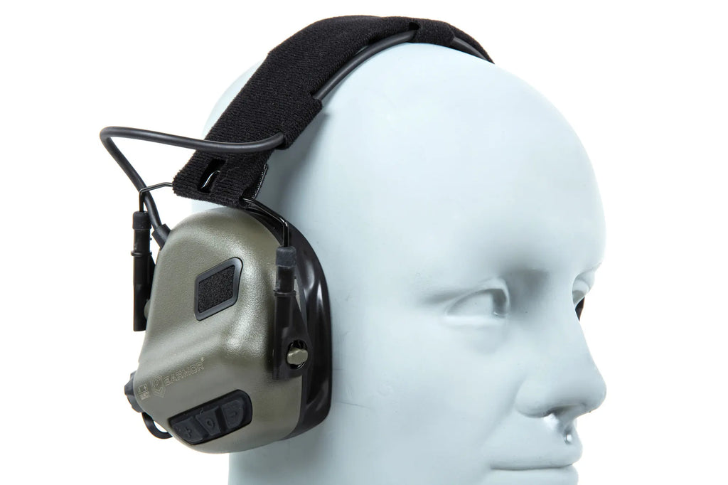 Earmor M31 Plus Active Hearing Protectors Foliage Green
