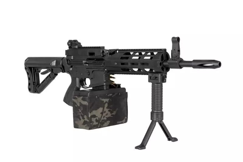 airsoft G&amp;G CM16 LMG Stealth Machine Gun Black (OUTLET)