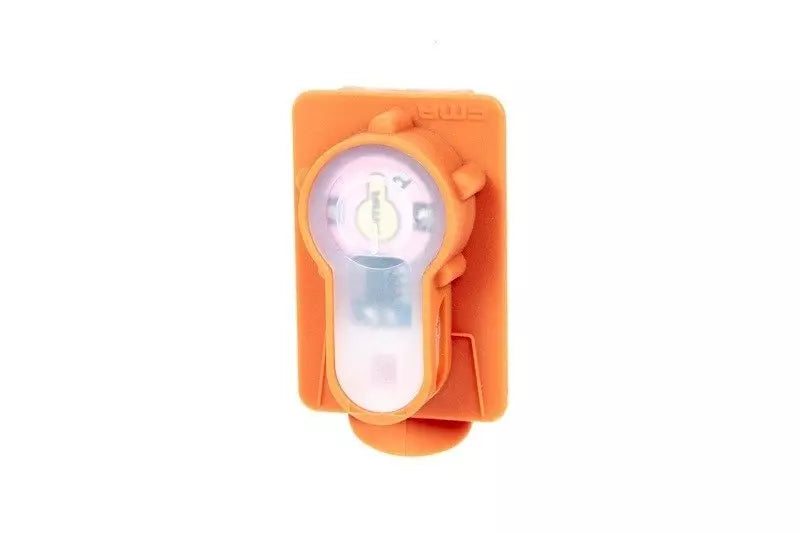 Lightbuck Card Button electronic marker - orange (pink light)