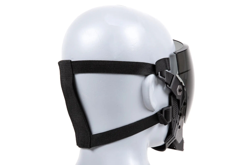 Cyberpunk Commander Mask – Black