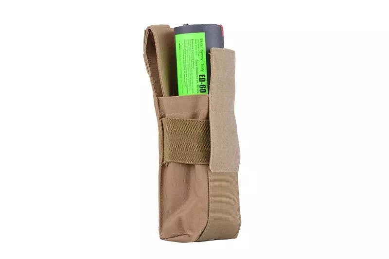 Two RPK Magazines / Smoke Grenade Pouch – Tan