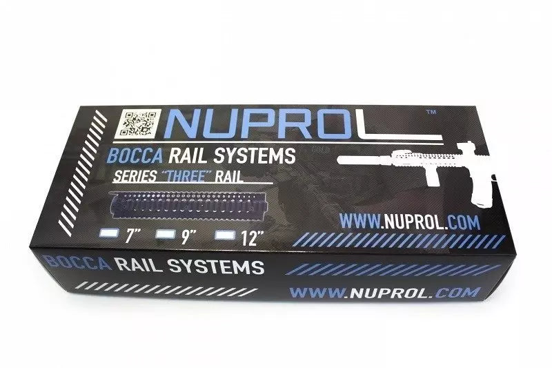 BOCCA Series Three Rail 9 Handguard Set - Black