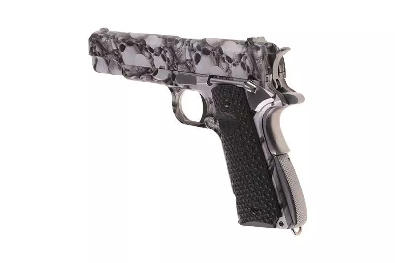 AW-NE2101 Pistol Replica - Skull Water-Transfer