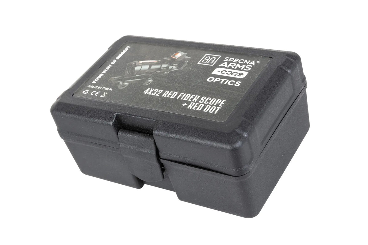 Specna Arms CORE™ kit RedFiber 4×32 scope + Sharp red dot sight