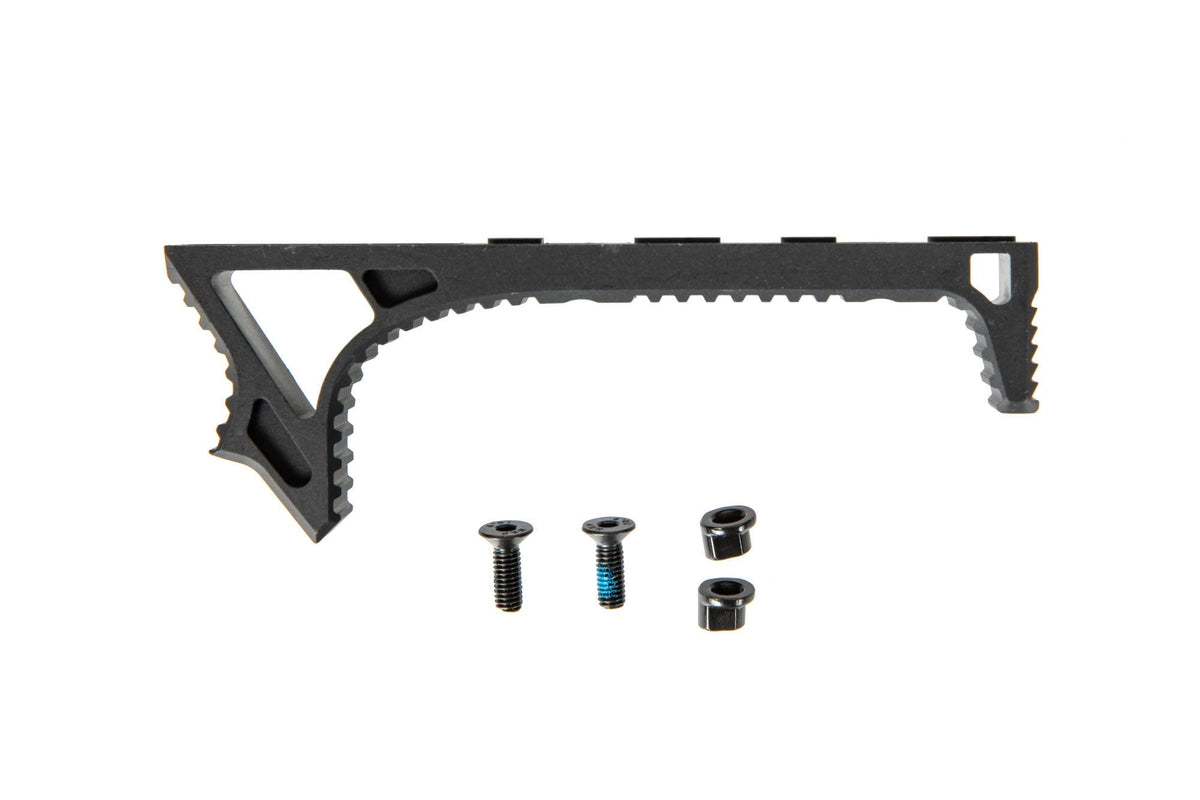 Aluminum KeyMod Angled Forward Grip - Black