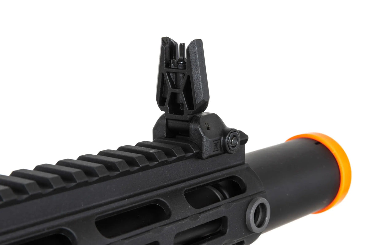 airsoft Specna Arms SA-FX02 FLEX™ HAL ETU machine gun Black with orange discharge device