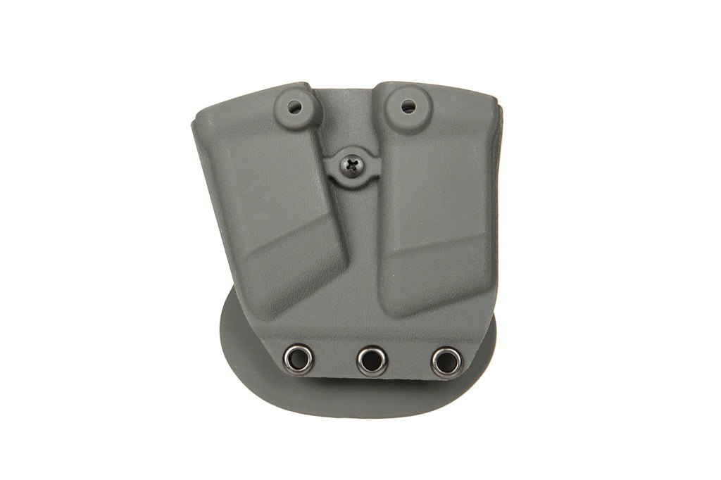 Kydex pistol magazine double pouch - Olive