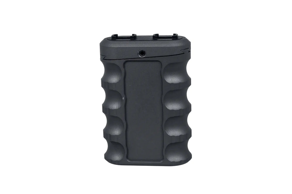JJ Airsoft JA-1393 angled front grip for M-LOK/Keymod rail (aluminium) Black