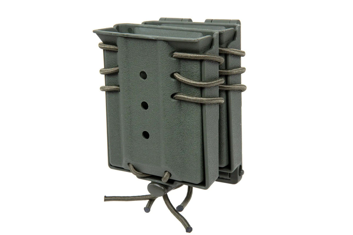 Carrier for 2 M4/M16 magazines Wosport Urban Assault Quick Pull Olive