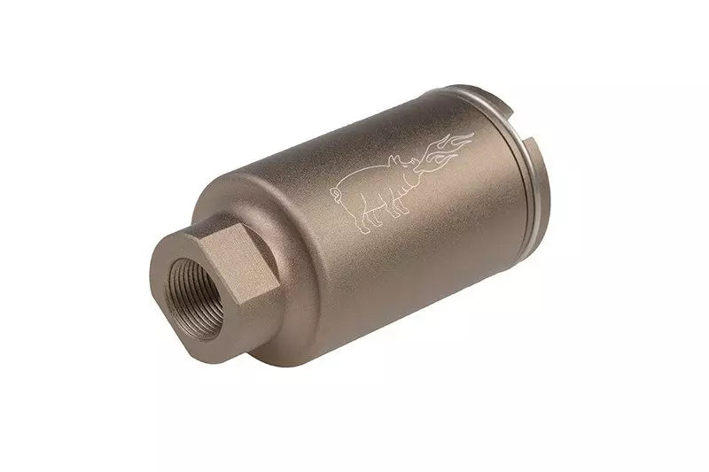 Flash hider / exiting gas concentrator Navy Seal Mini" - Tan"