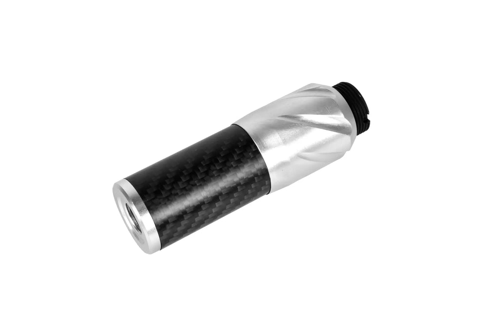 Carbon Silencer DSL2 36x100mm - Silver
