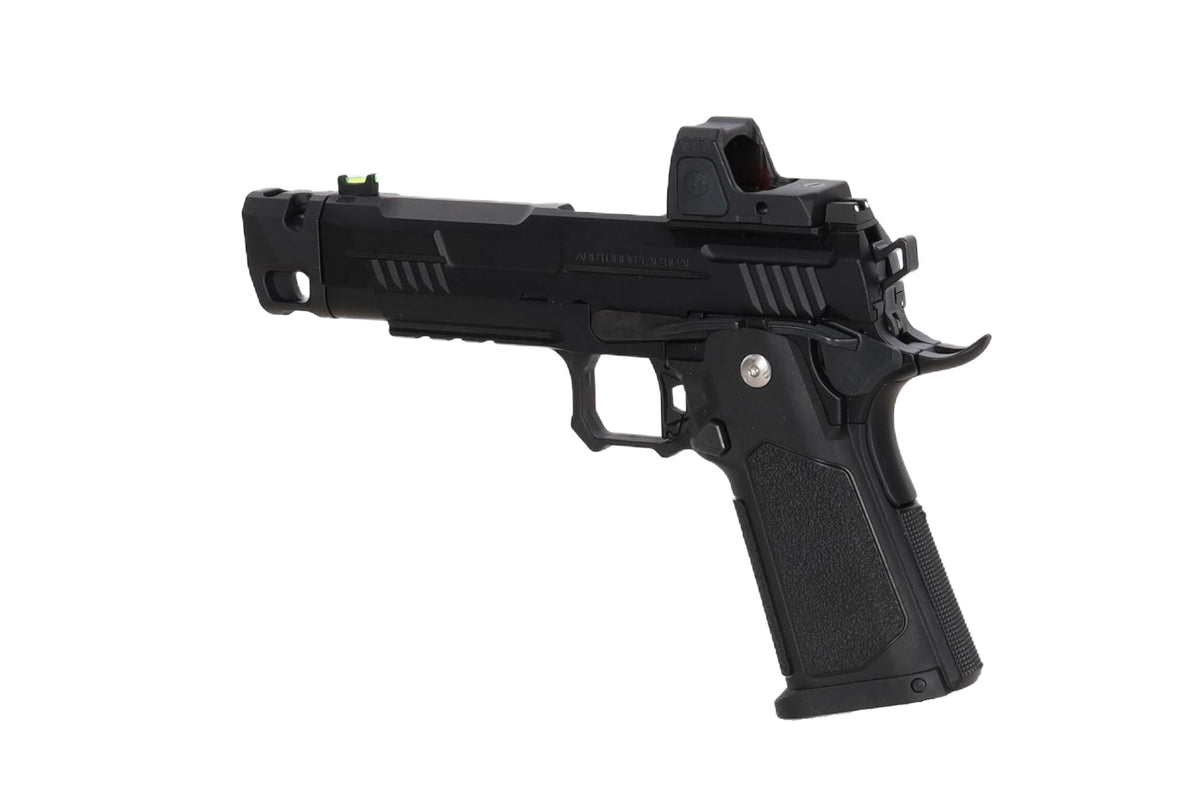 Arcturus Hi-Capa Vanguard 4.3" GBB Pistol (Optics Ready/Collimator ARS-1/Compensator) - Black
