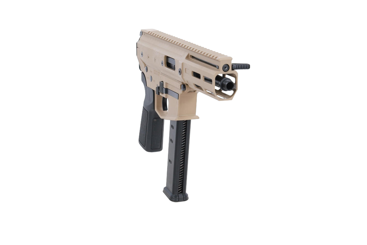 Lambda Defence x Angstadt Arms MDP-9 Tan airsoft machine gun