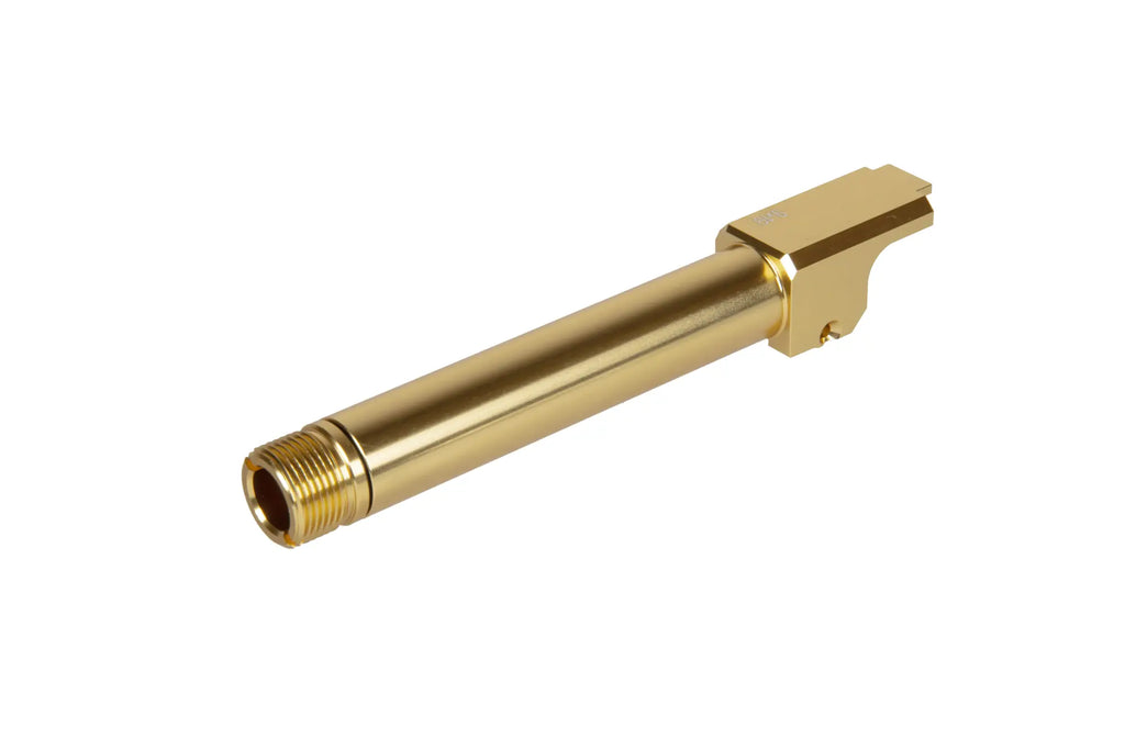 G19 Gen4 "2 Way Fixed" Non-Recoiling External Barrel - Gold