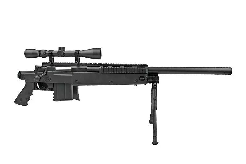 MB4406D sniper rifle replica with scope and bipod