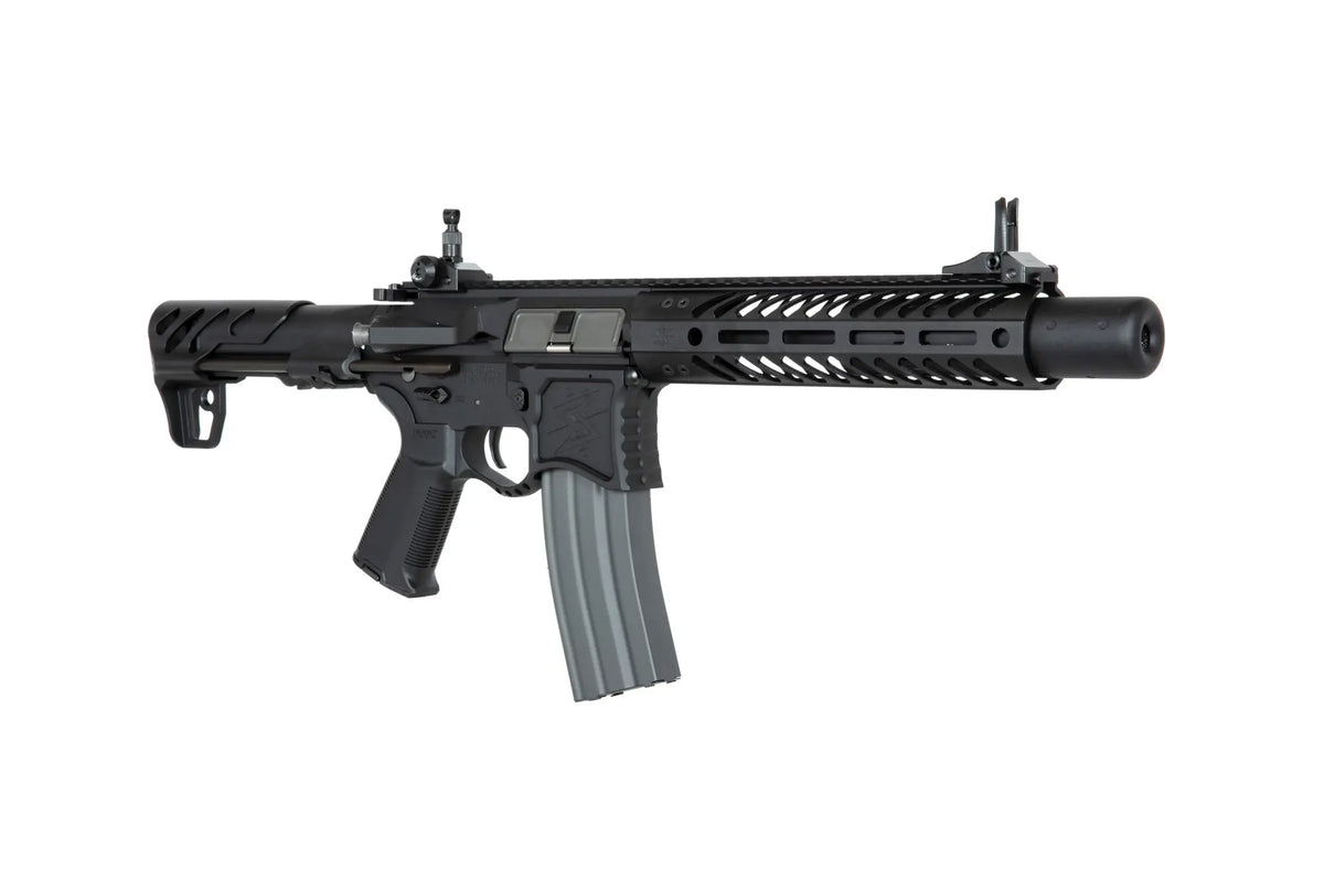 Seekins Precision 9" SBR8 carbine replica with suppressor - Black