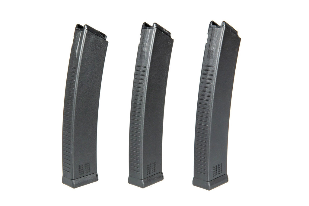 Set of 3 Mid-Cap 80 BB Magazines for KWA QRF Mod.1 Replicas