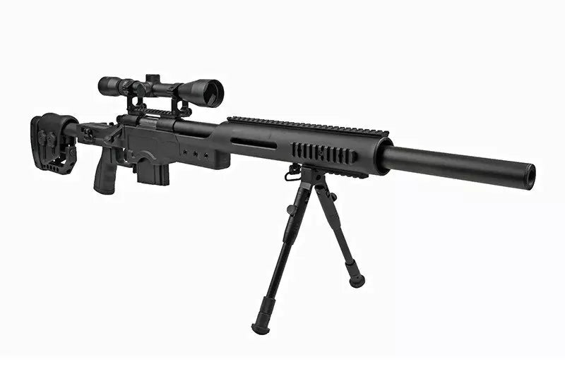 MB4410D sniper rifle replica - with scope and bipod