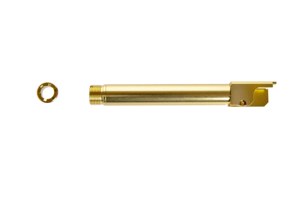 G17 Gen4 2 Way Fixed" Non-Recoiling Outer Barrel - Gold"
