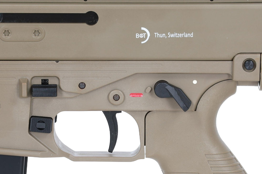 Lambda Defence x B&amp;T GHM9 Gen.2 Tan airsoft machine gun