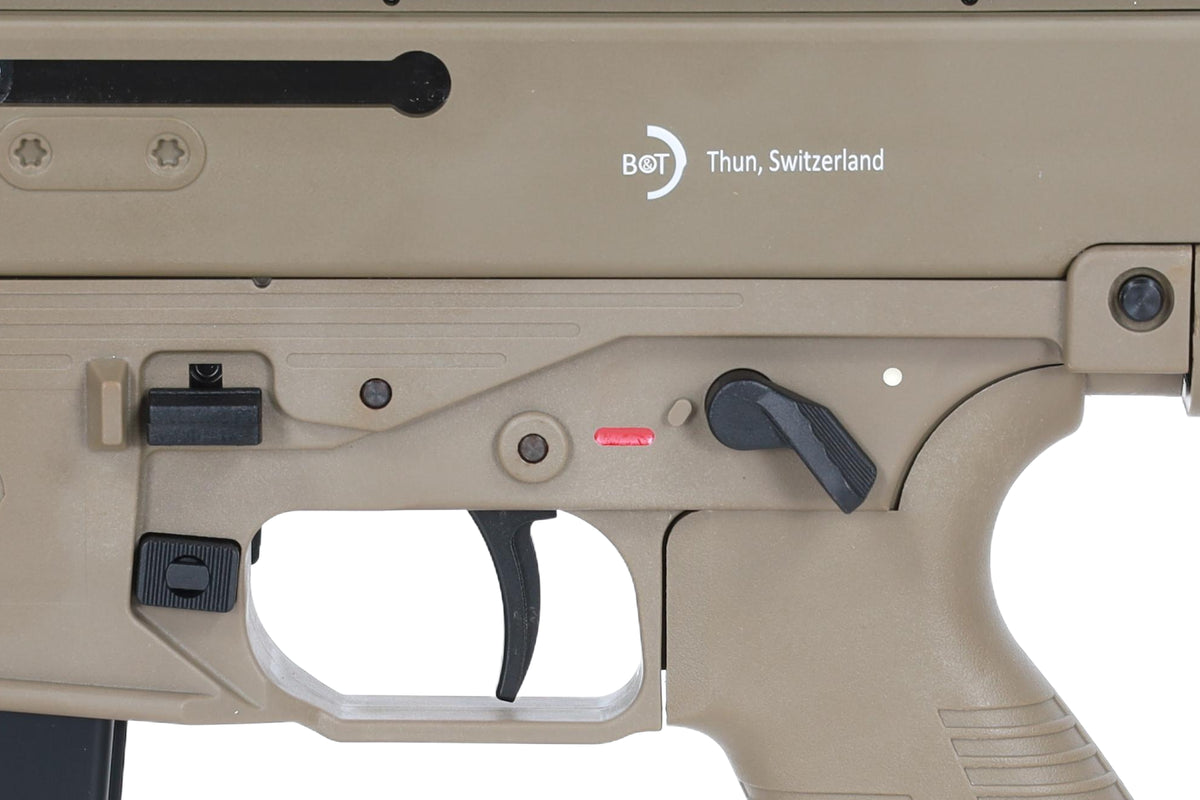 Lambda Defence x B&amp;T GHM9 Gen.2 Tan airsoft machine gun