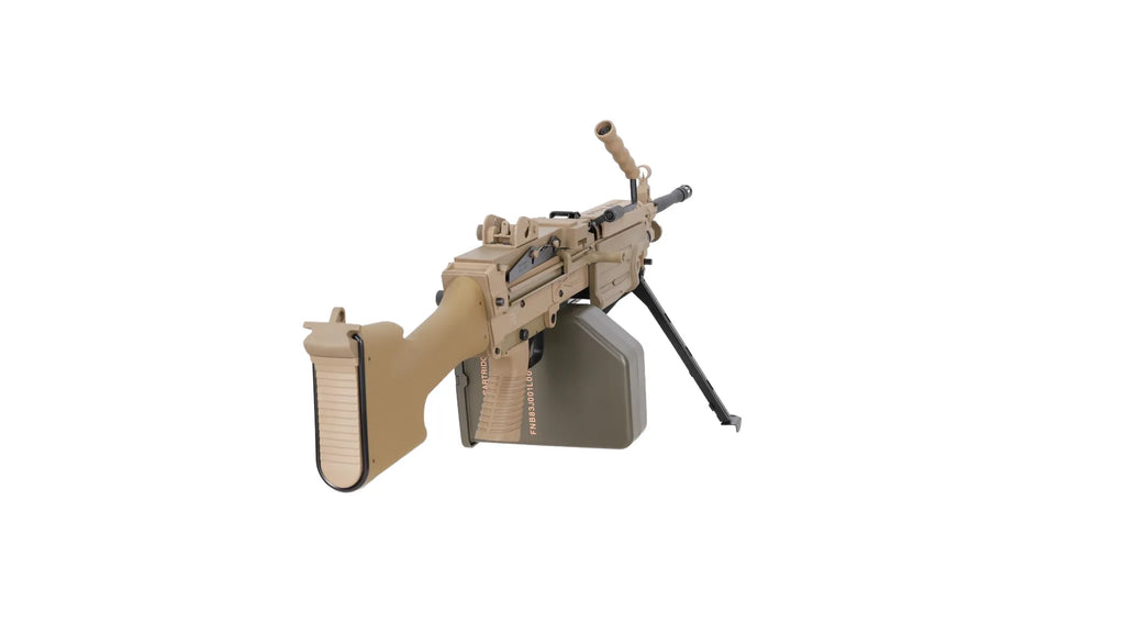 FN HERSTAL M249 MK2 CORE machine gun AEG -Tan