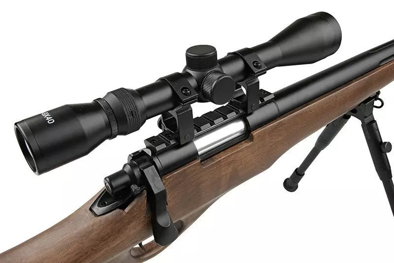 MB09D sniper rifle replica - with scope and bipod