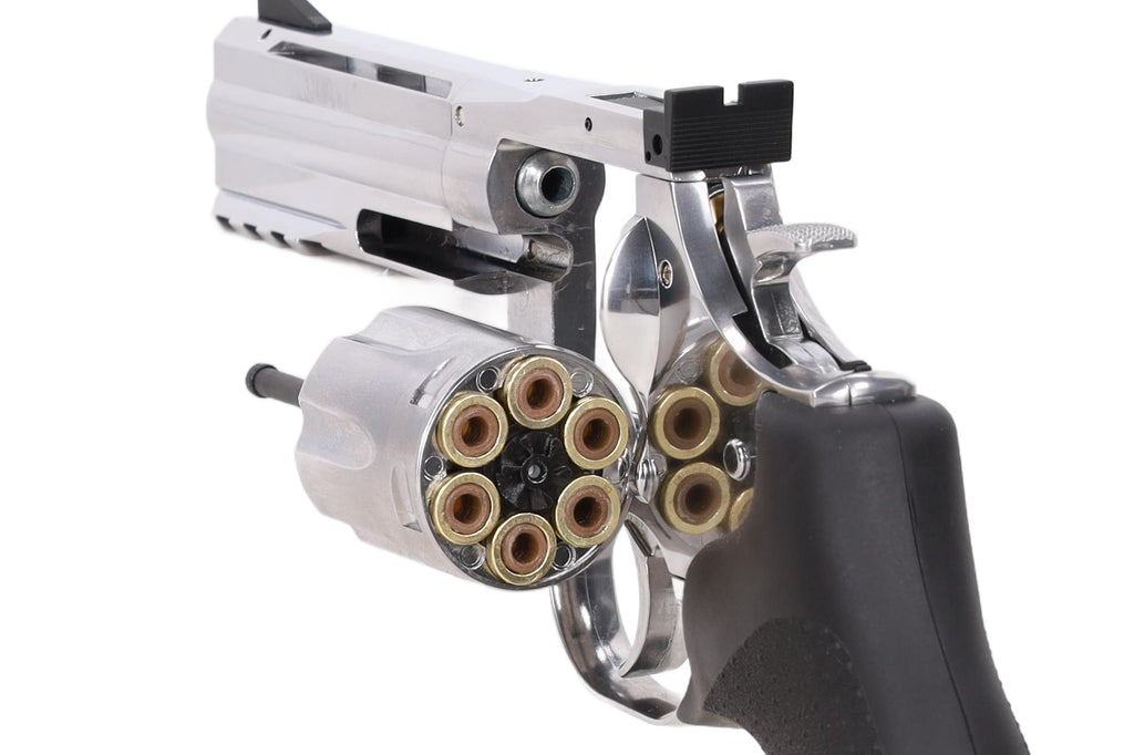 Dan Wesson 715 4" DIABOLO 4.5mm CO2 air revolver – Silver