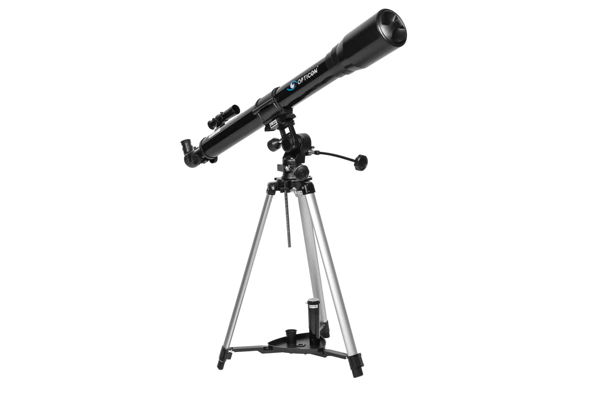 OPTICON ProWatcher 70F900EQ telescope with carrying case and phone adapter