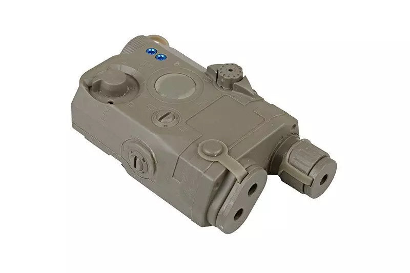 AN/PEQ 15 replica with laser sight - foliage green